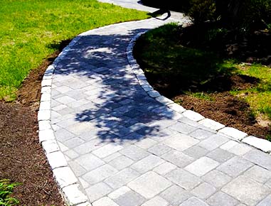 A new walkway installed in Lynnfield, MA.